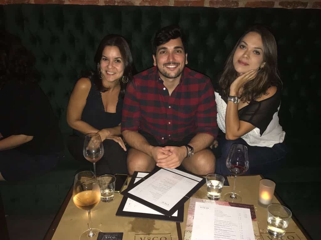 Degustação de vinhos com o pessoal do Ondas Buenas