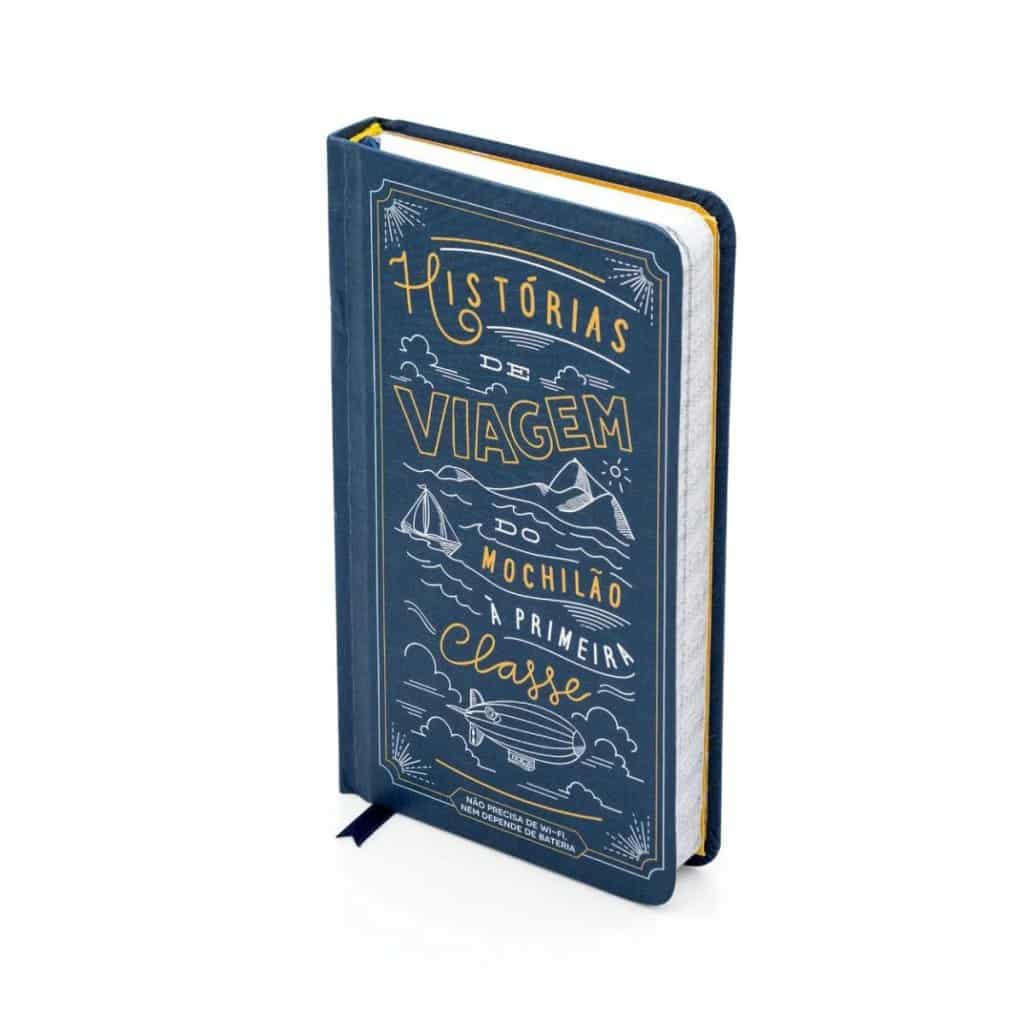 Caderno é uma das opções de presentes para quem gosta de viajar