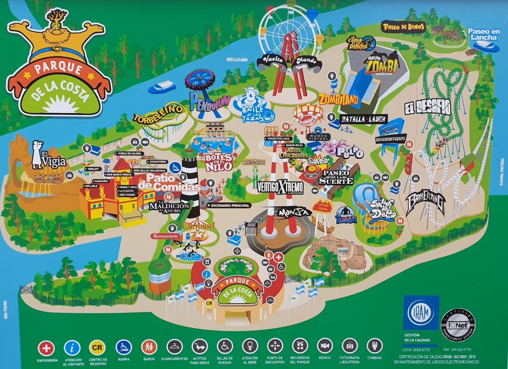 Mapa do complexo De La Costa - Estevam pelo Mundo Mapa do complexo De La Costa - Estevam pelo Mundo