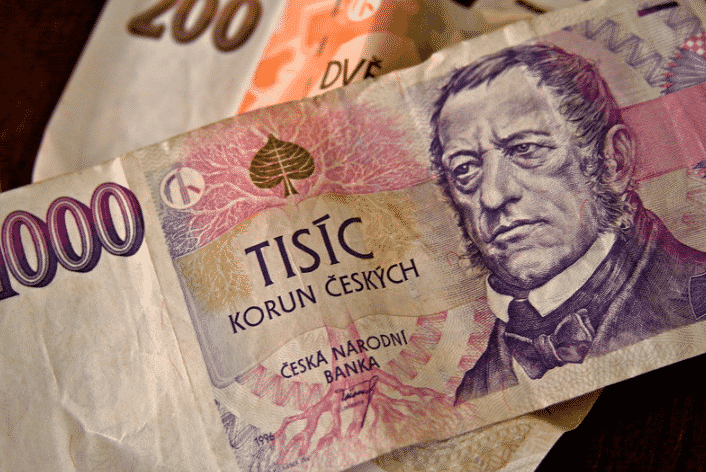 Moeda aceita em Praga - Coroa Tcheca (CZK)