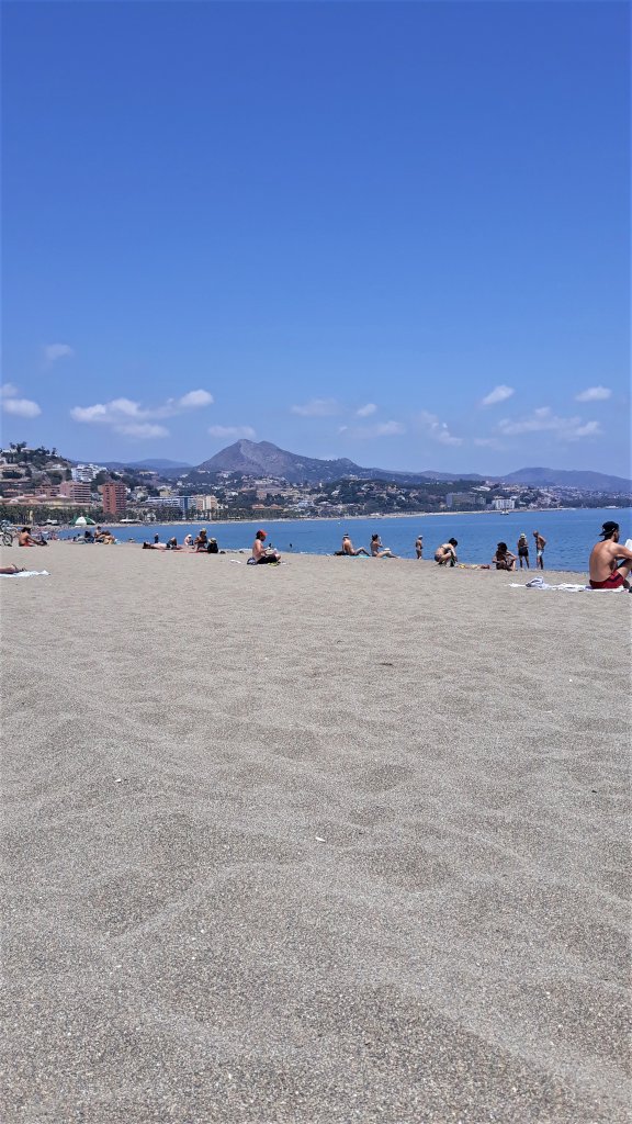 Praia La Malagueta-Málaga-Espanha Praia La Malagueta-Málaga-Espanha