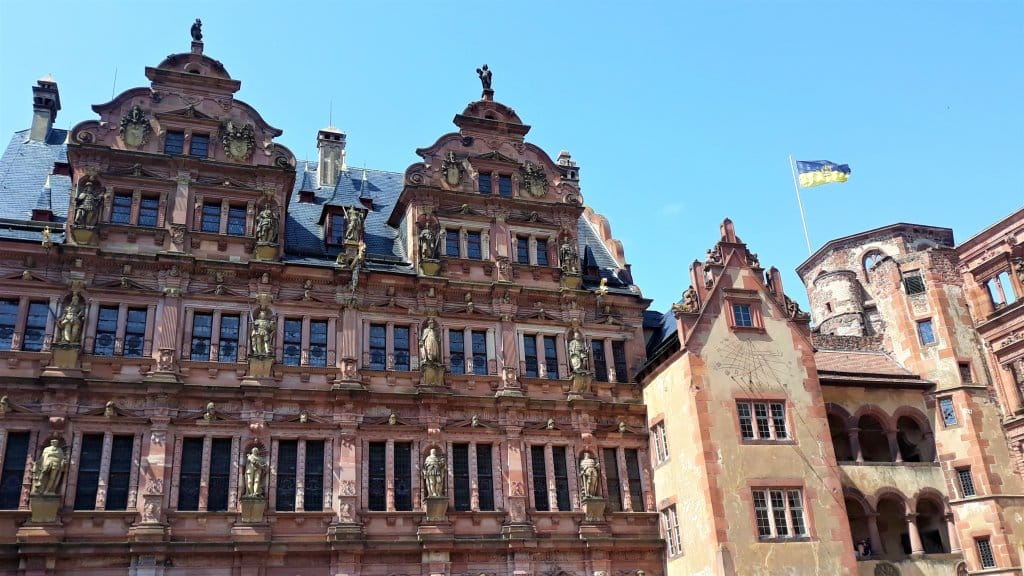 Pátio do castelo de Heidelberg - Estevam pelo Mundo Pátio do castelo de Heidelberg - Estevam pelo Mundo