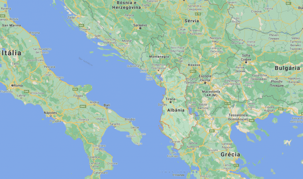 Albânia-Google-Maps Albânia-Google-Maps