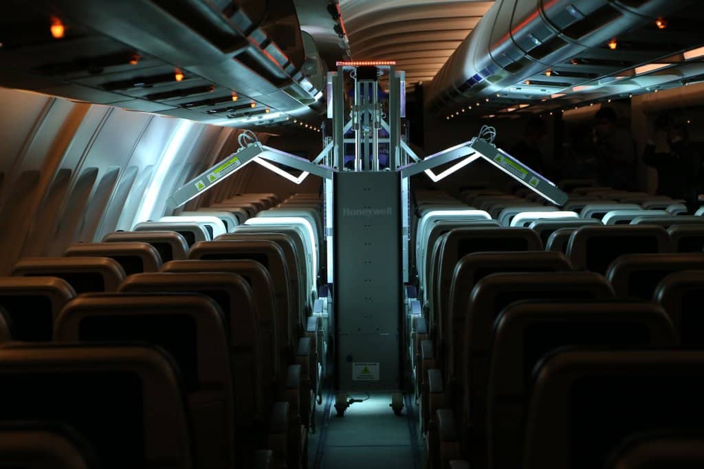 Sistema de limpeza azul