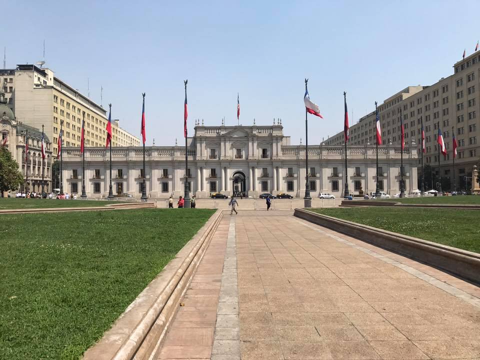 Palácio La Moneda em Santiago do Chile