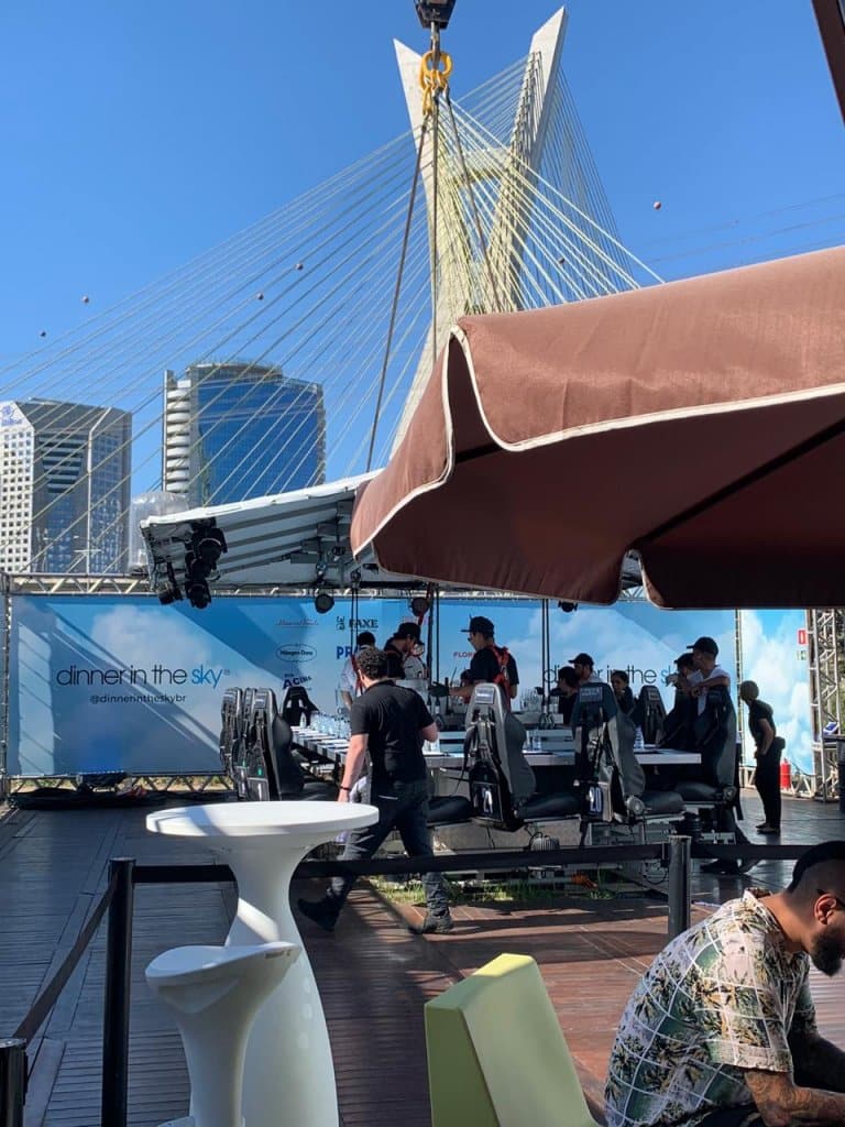 experiência no DINNER IN THE SKY experiência no DINNER IN THE SKY