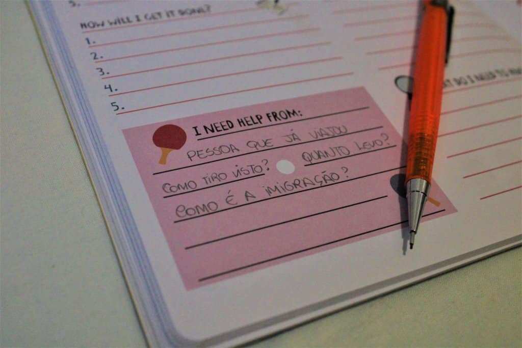 coragem de viajar sozinho