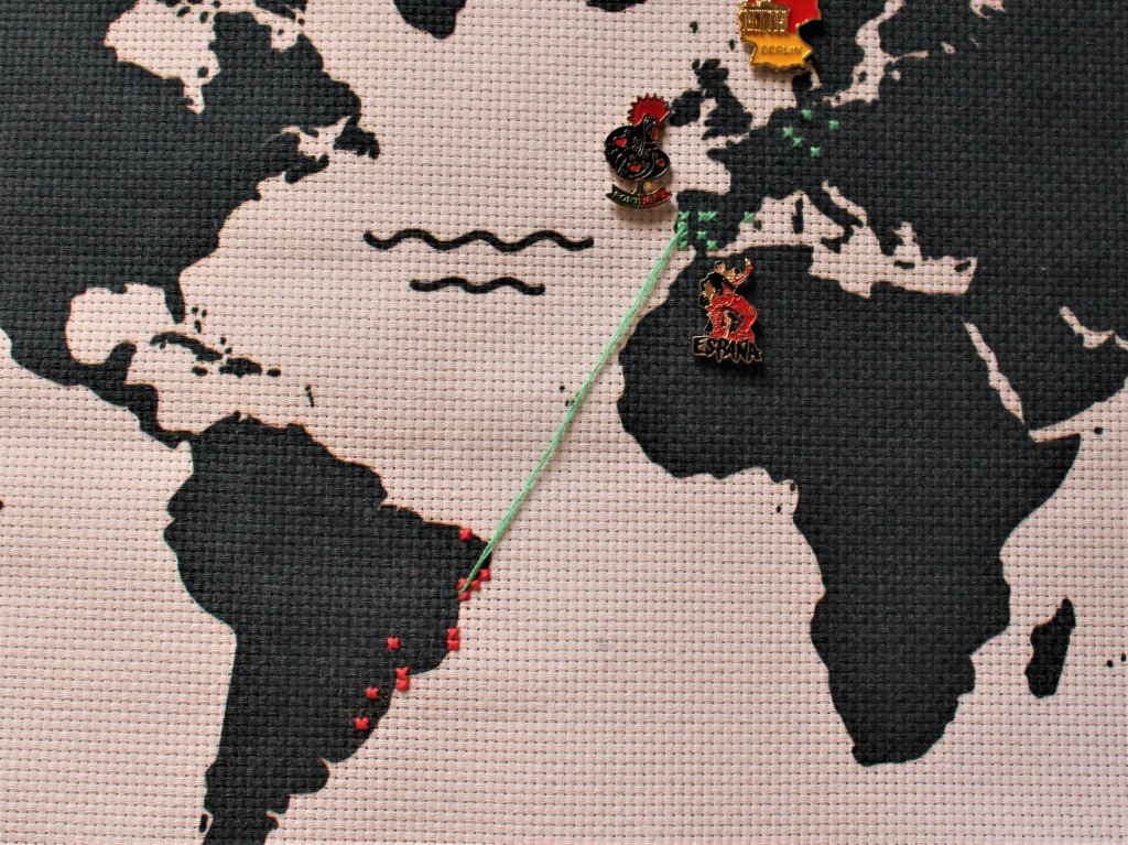 coragem de viajar sozinho