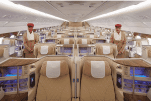 Emirates - Classe Executiva Emirates - Classe Executiva