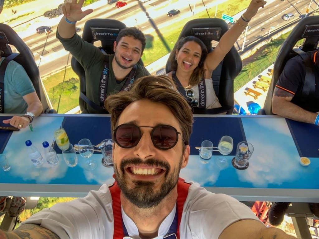 experiência no DINNER IN THE SKY experiência no DINNER IN THE SKY