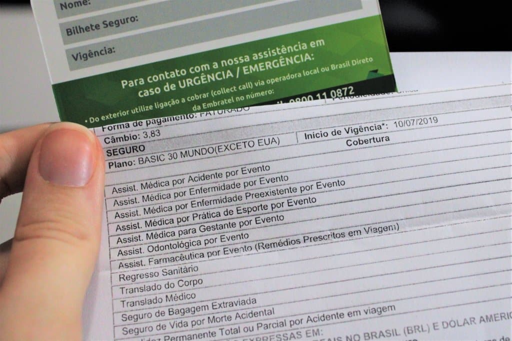 Seguro viagem internacional