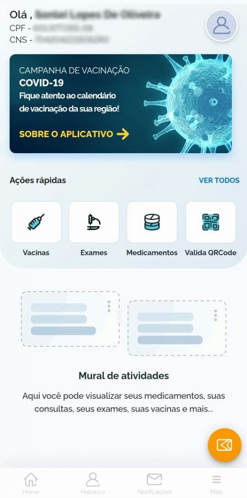 Conecte SUS aplicativo