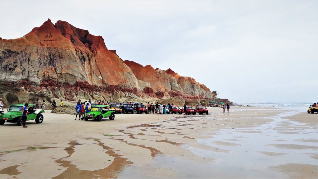 Praia no litoral cearense