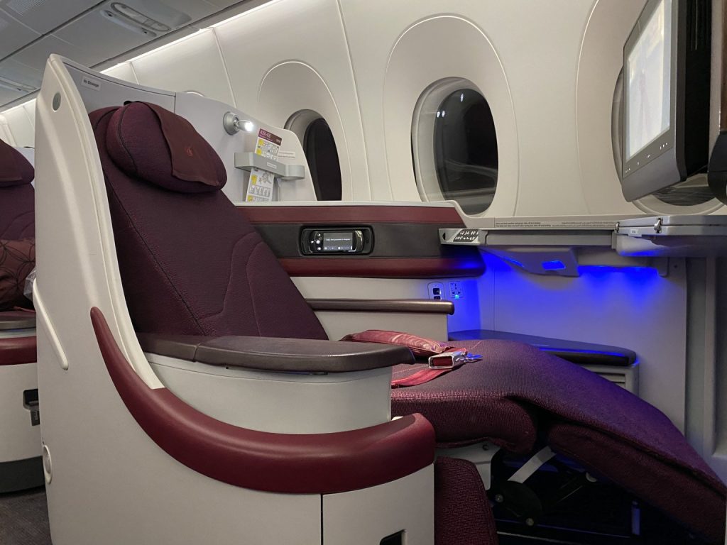 poltronas para ter um voo confortável