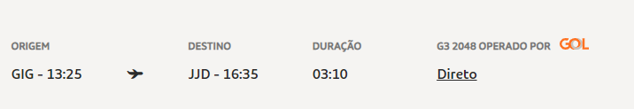Gol rotas para Jericoacoara partindo do Rio