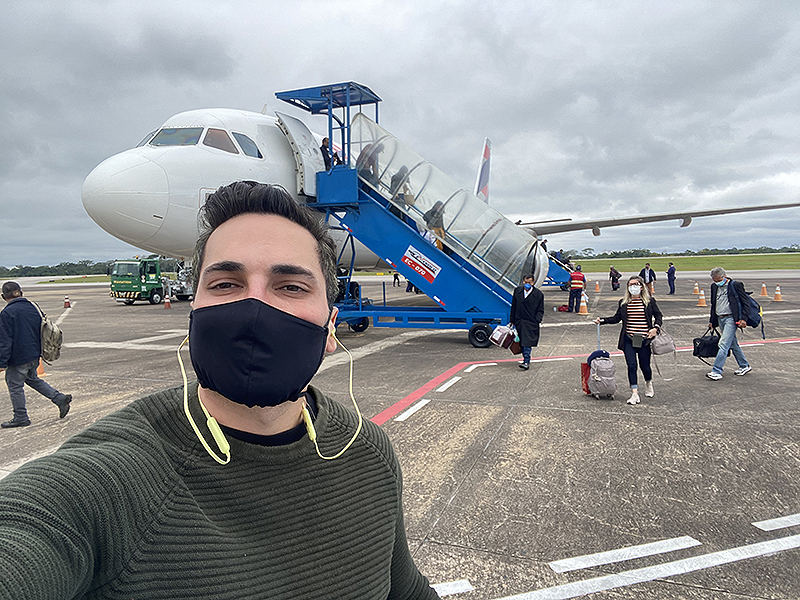 Lucas Estevam no Acre Avião