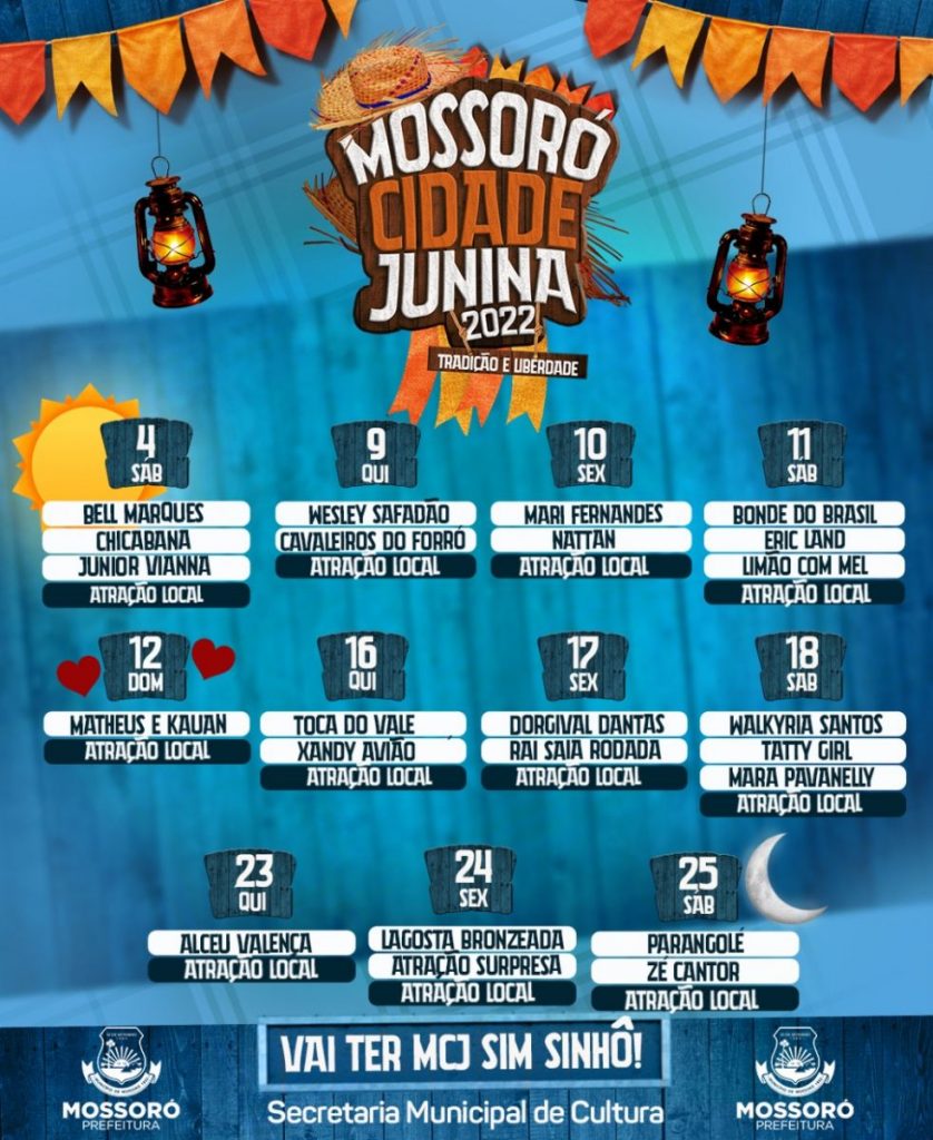 famosas festas juninas em Mossoró