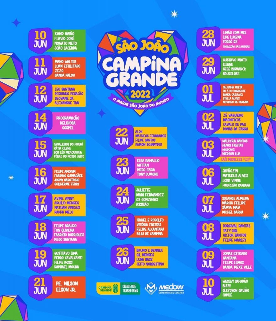 famosas festas juninas na Paraíba