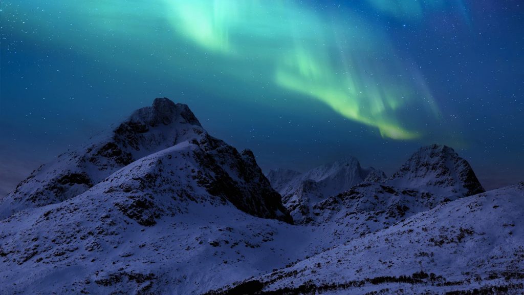 viajar no inverno para ver a aurora boreal