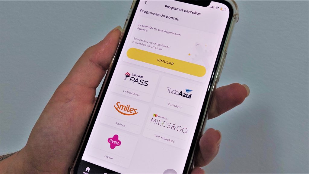 Programa Átomos - acumule pontos com o C6 Bank