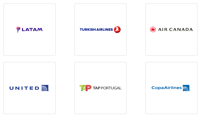 companhias parceiras da Azul