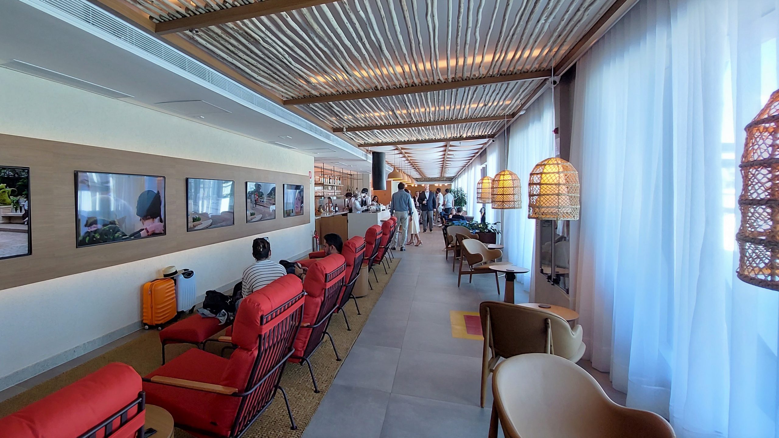 Sala VIP da Ambar Club no embarque do aeroporto de Salvador