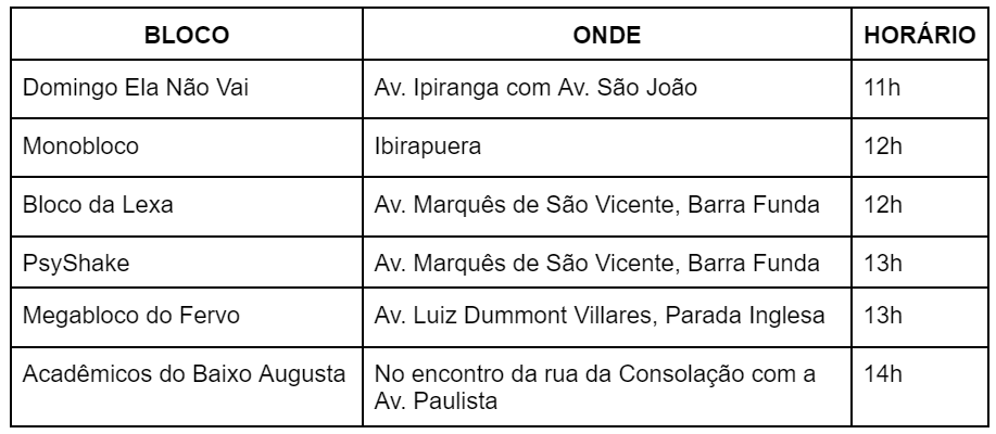 Carnaval de rua em São Paulo