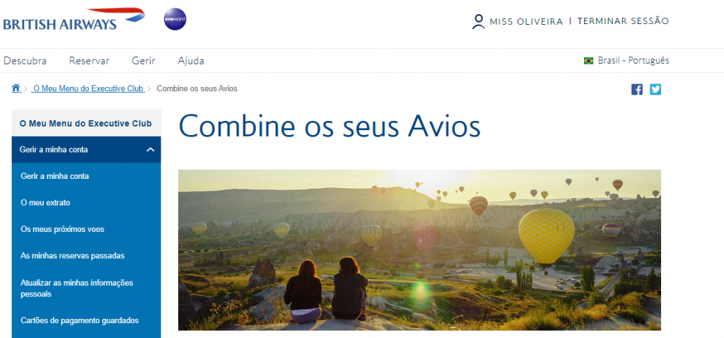 pontos British Airways e resgatar voos na Qatar