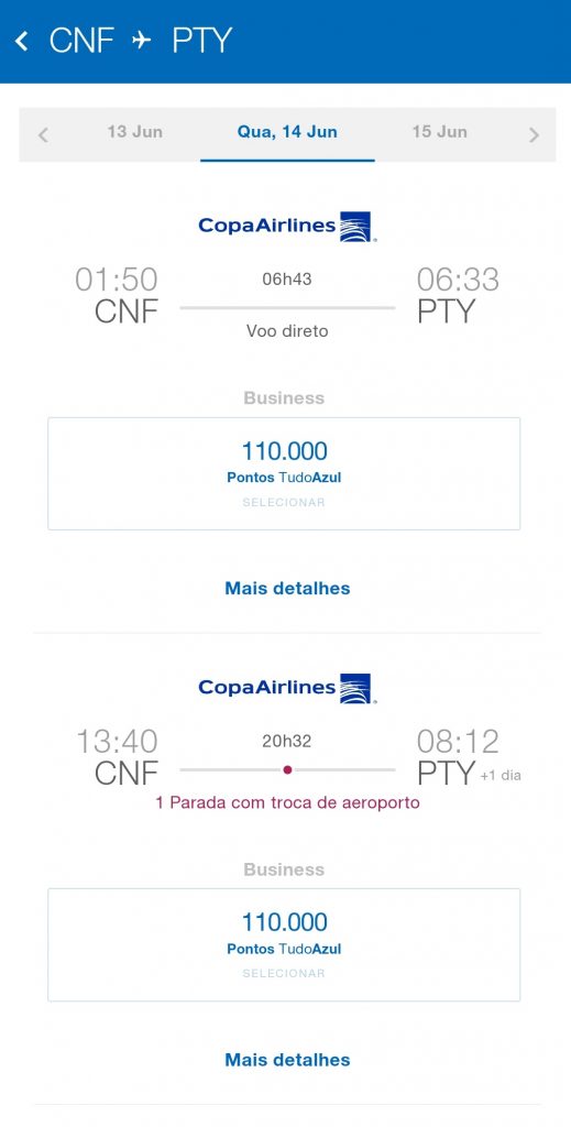 Sugestões para voar de Executiva para o Caribe