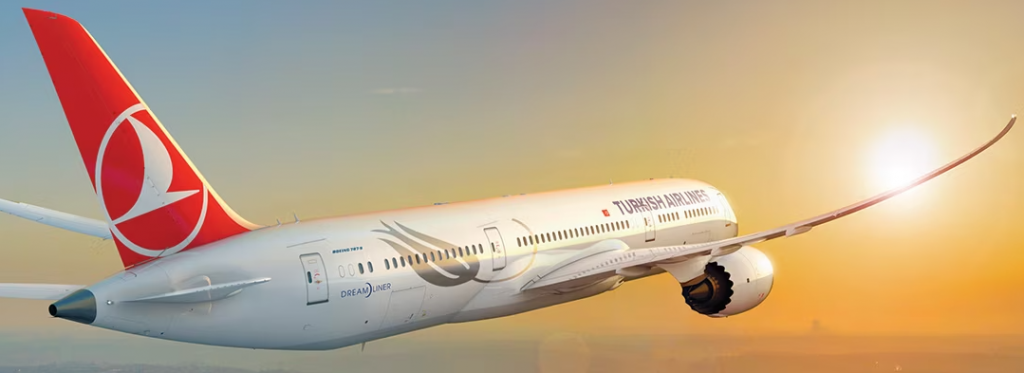 Opções para viajar com milhas na Turkish