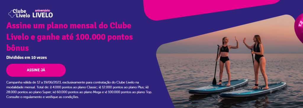 Pontos Livelo: até 500% de bônus no clube e conversões extras de pontos por Real