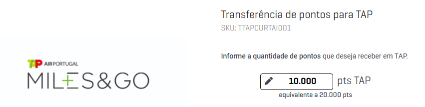 BRB e TAP Miles&Go - banco volta a oferecer transferências
