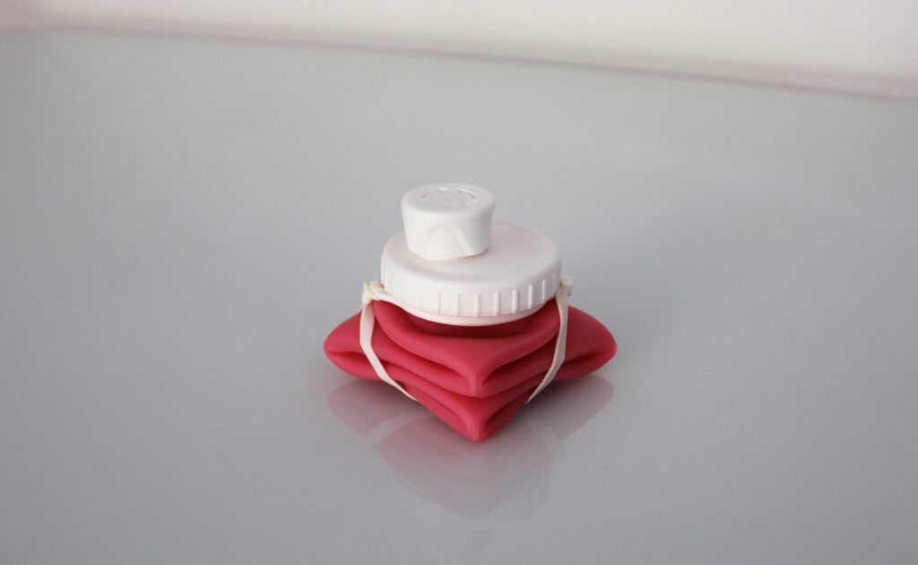 Garrafa que otimizam a mala de mão