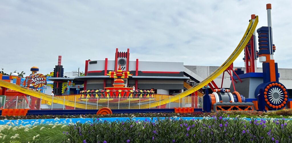 Brinquedos da área Nerf do Beto Carrero