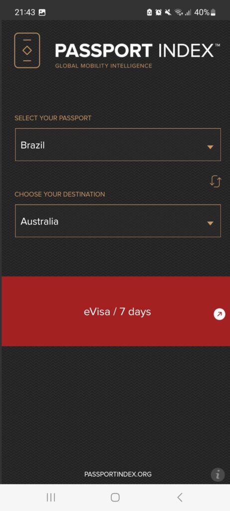 Lista de países que exigem visto para brasileiros 