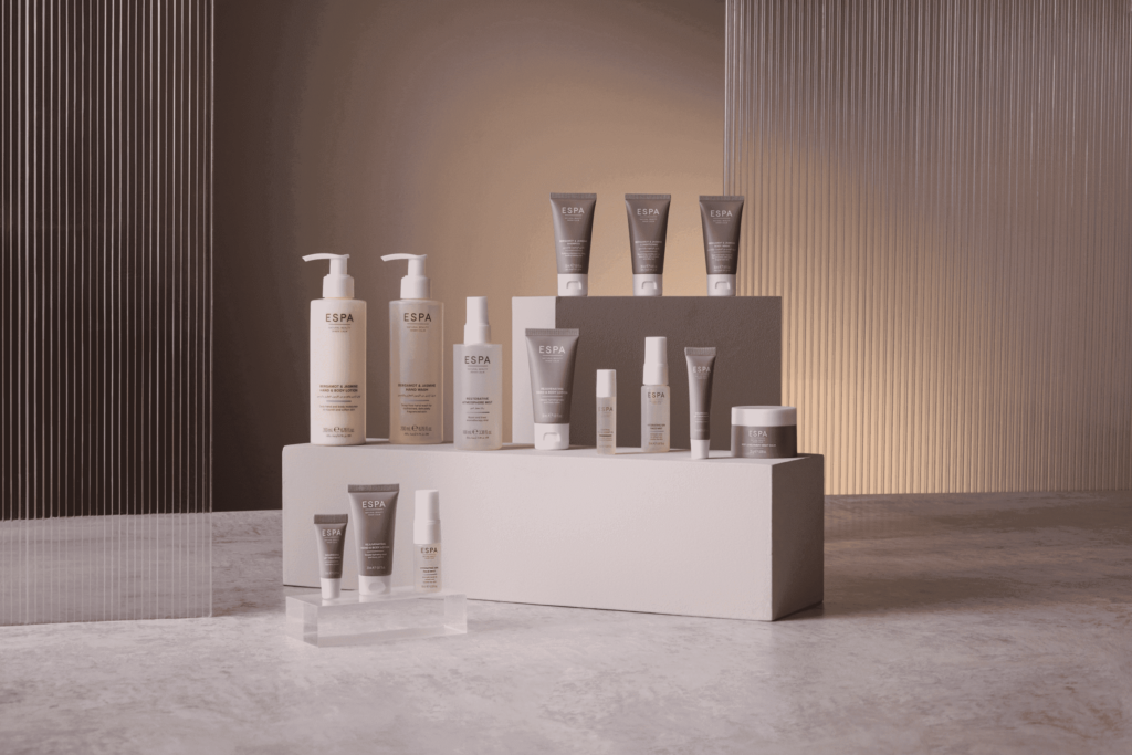 produtos de beleza da Etihad ESPA