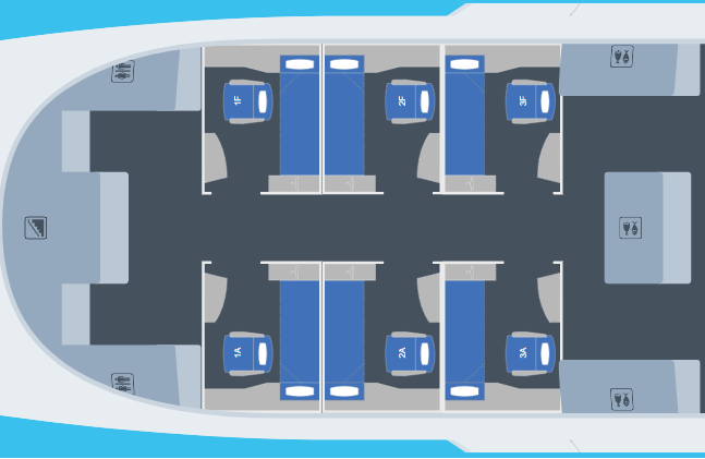 Primeira classe Singapore Airlines A380