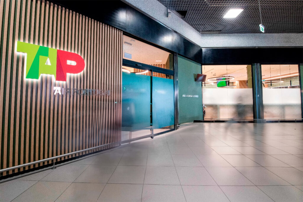 entrada nova sala vip tap lisboa