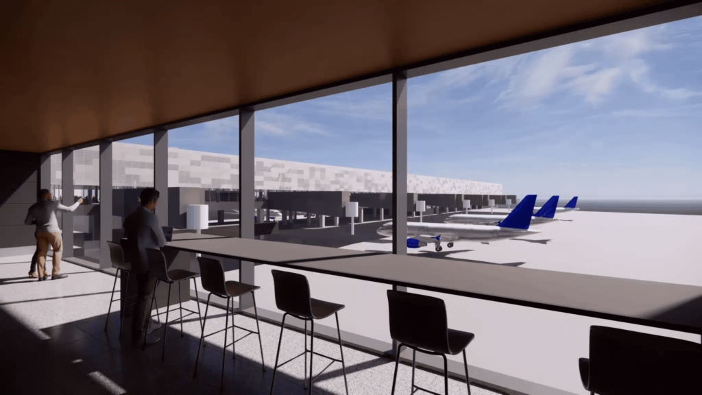 Modernização do aeroporto de Congonhas visão do pátio