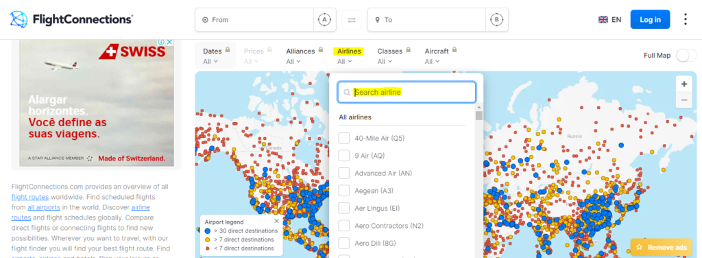 Para quais lugares eu consigo viajar com a tabela fixa Latam Pass?