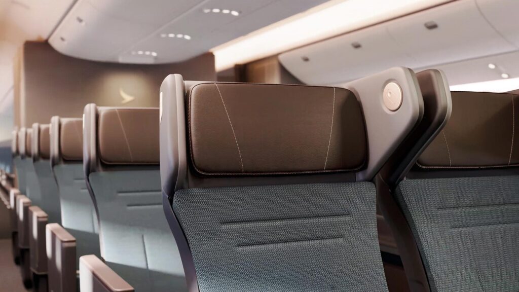 Novo assento da Premium Economy da Cathay Pacific