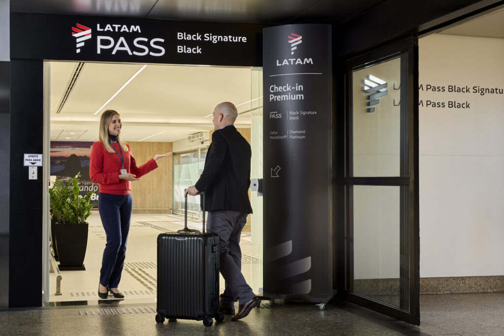 check-in exclusivo da Latam
