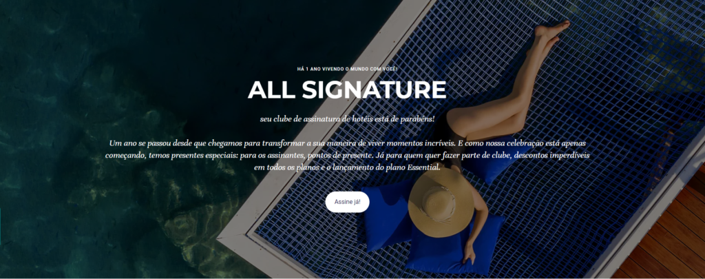 Assinatura do Clube All Signature