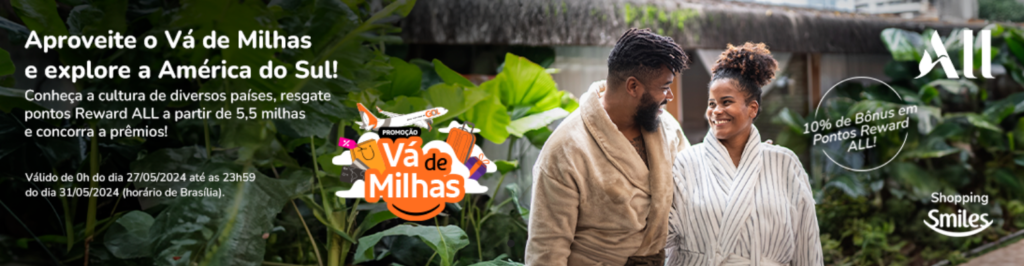 Promoção de transferência Smiles para o All Accor com 20% de bônus