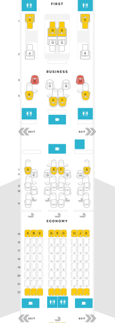 Econômica da Etihad em voo internacional