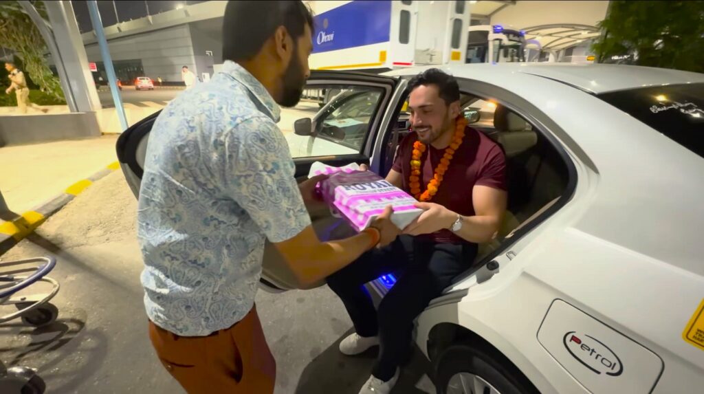 Como foi chegar na Índia com a Etihad e minha recepção no país