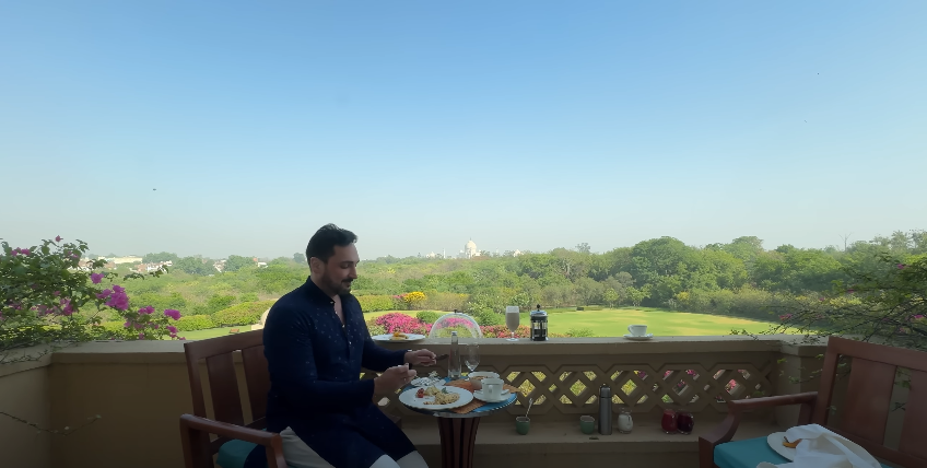 The Oberoi Amarvilas - o hotel com vista para o Taj Mahal