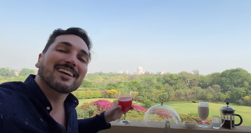 The Oberoi Amarvilas - o hotel com vista para o Taj Mahal