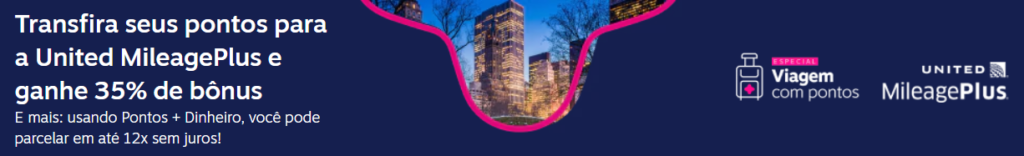 Promoção de transferência da Livelo para o MileagePlus