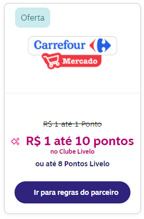 Como ganhar pontos fazendo supermercado